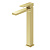 фотография смеситель для раковины высокий style 520.k35.05.320 золото сатиновый