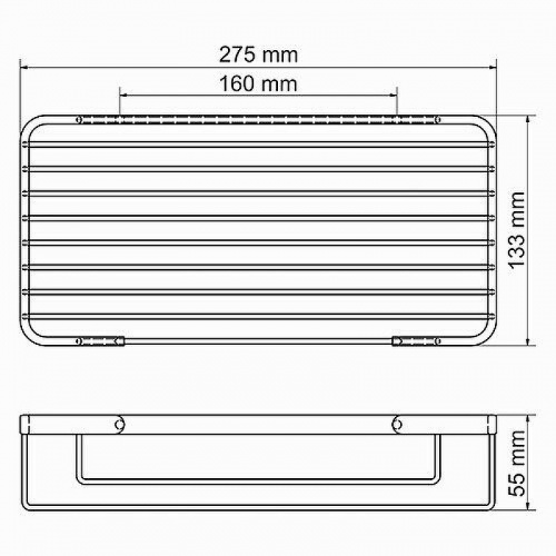 картинка Полка корзина WasserKRAFT K-722 от магазина Сантехстрой