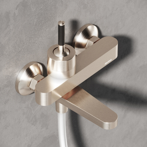 фото 291000200 arc, смеситель для ванной и душа, никель