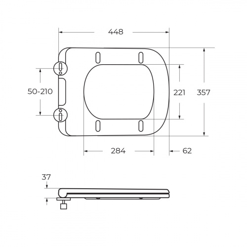 картинка Чаша унитаза безободкового с сиденьем BelBagno ARDENTE-R BB02093CPR/SC от магазина Сантехстрой