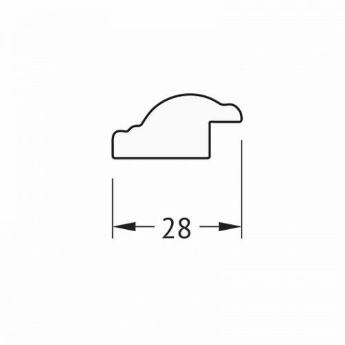 картинка Зеркало Evoform Definite 88х68 BY 0675 в багетной раме - Витое золото 28 мм от магазина Сантехстрой
