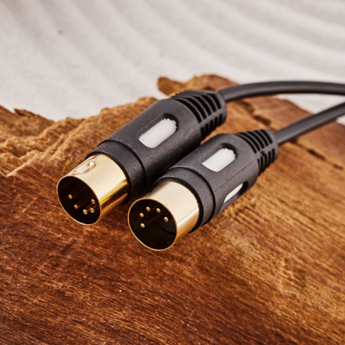 картинка Шнур DIN 5 Pin - DIN 5 Pin,  1,5м (GOLD) REXANT от магазина Сантехстрой
