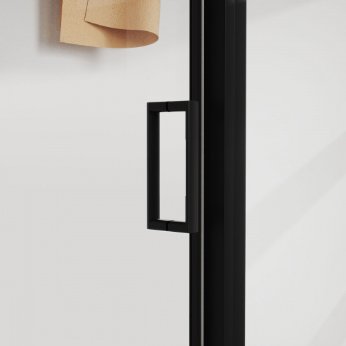 картинка Душевой уголок City VSR-5CT9011CLB, 1100*900, черный, стекло прозрачное от магазина Сантехстрой