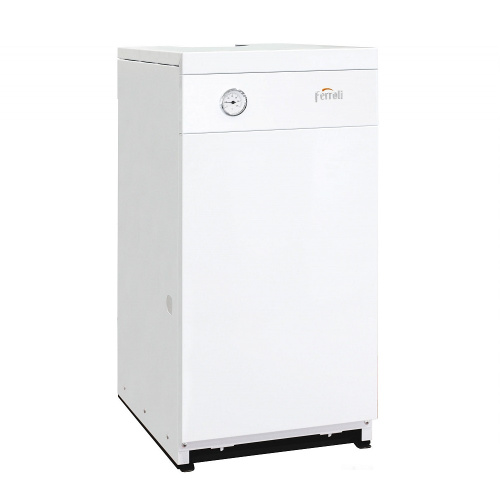 картинка Котел газовый Ferroli TORINO CLASSIC 10 энергонезависимый, напольный, 1 конт., откр.кам.сгор. от магазина Сантехстрой