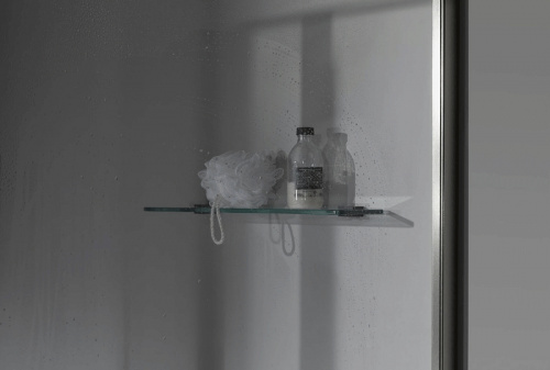 картинка Стеклянная полка Allen Brau Infinity 6.21012-00 Хром от магазина Сантехстрой