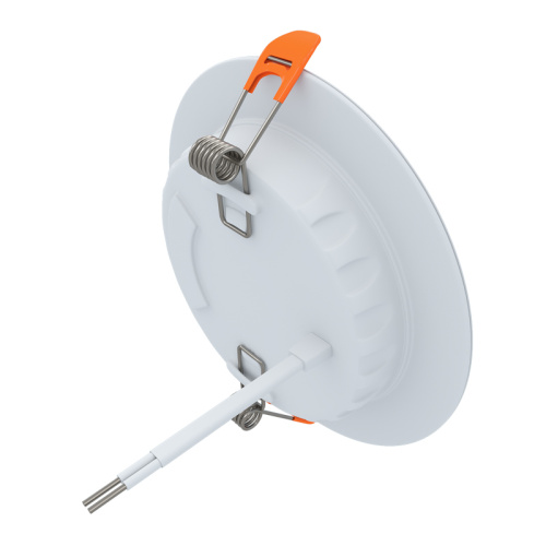 картинка Панель светодиодная встраиваемая круглая 9Вт 230В 6500К 630Лм 118мм белая IP20 LAMPER от магазина Сантехстрой