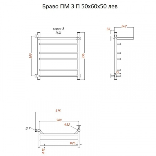 картинка Шторка для ванны Azario MERRIT 1000х1400 раздвижная, прозрачное стекло 5 мм, покрытие EASY CLEAN, цвет профиля серебро (AZ-NF6122 1000) от магазина Сантехстрой