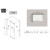 картинка Душевой уголок 100х80 см Black & White Stellar Wind 2088010 прозрачное от магазина Сантехстрой