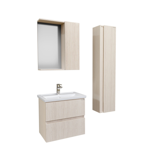 картинка Шкаф-зеркало "ЮНИТ-60 см", универсал. кадена лайт от магазина Сантехстрой