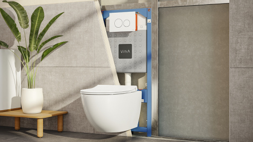картинка Инсталляция Vitra V12 762-5800-01 для унитаза без клавиши смыва от магазина Сантехстрой