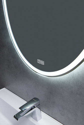 картинка Зеркало BelBagno 75 spc-vst-750-900-led-tch-warm от магазина Сантехстрой