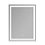 картинка Зеркало Haiba с LED подсветкой  60x80 (HB660) от магазина Сантехстрой