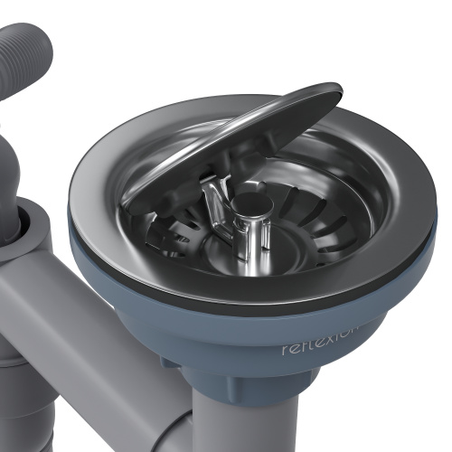 картинка Кухонная мойка Reflexion Iseo RX2250SS полированная сталь от магазина Сантехстрой