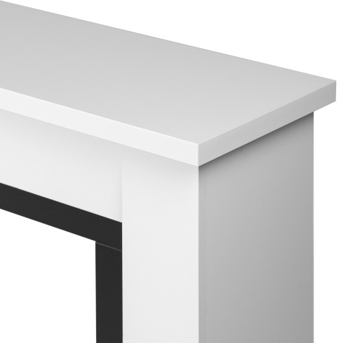 картинка Каминокомплект:Очаг Electrolux Infinity EFP/P-1600ULS, портал Canto Long белый, черный от магазина Сантехстрой