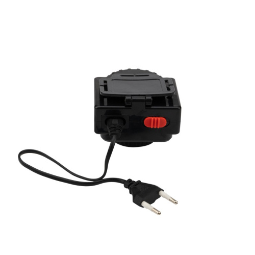 картинка Фонарь налобный,  двухрежимный,  поворотный,  с евровилкой,  зарядка от сети 220В REXANT от магазина Сантехстрой