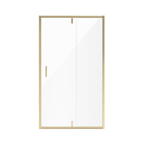 картинка Дверь в нишу Niagara Nova NG-43-10AG (100х195) золото,двери распашные,стекло прозрачное,1 место от магазина Сантехстрой