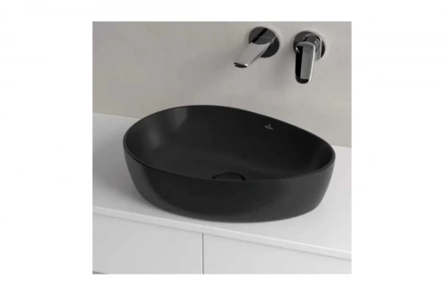 картинка Раковина накладная Villeroy & Boch Antao 510x400x146 мм, цвет Pure Black 4A73 51 R7 00337439 от магазина Сантехстрой