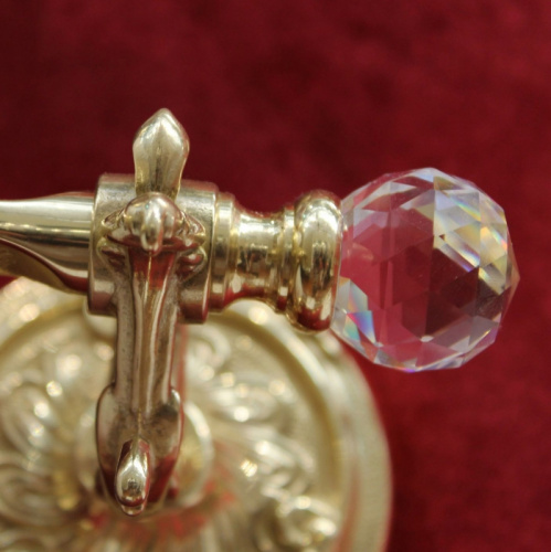 картинка Полотенцедержатель Art&Max Barocco Crystal AM-1779-Do-Ant-C Античное золото от магазина Сантехстрой