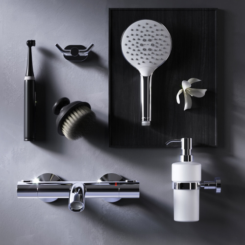 фото f7550064_ххх sense, смеситель д/ванны/душа с термостатом, хром, шт