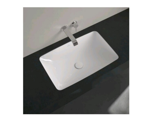 картинка Раковина, Villeroy&Boch, Loop&Friends, шгв 615*380*185, отверстия для смесителя-отсутствуют, цвет-альпийский белый (белый Alpin) от магазина Сантехстрой