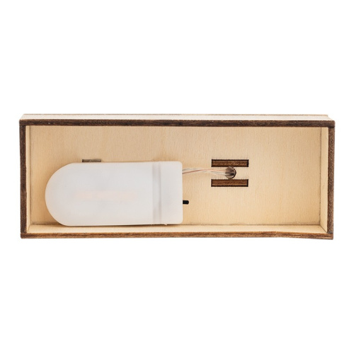 картинка Деревянная фигурка с подсветкой Дед Мороз 18 см NEON-NIGHT от магазина Сантехстрой