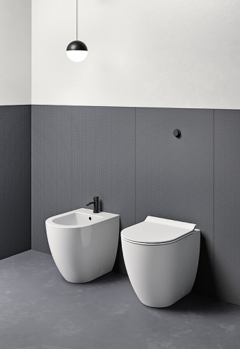 картинка Унитаз GSI Pura 880311 приставной без сиденья от магазина Сантехстрой