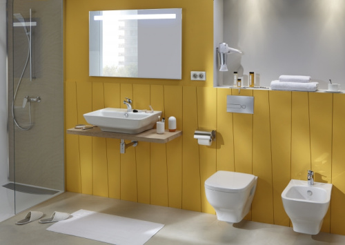 картинка Биде Jacob Delafon Struktura EMC0002-00 подвесное Белое от магазина Сантехстрой