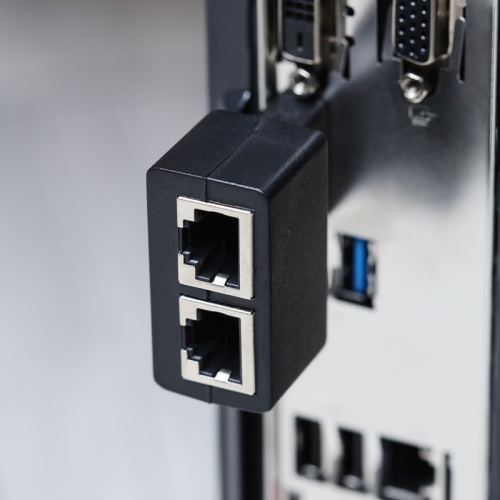 картинка HDMI удлинитель по витой паре RJ-45(8P-8C) до 30м (1080p) REXANT от магазина Сантехстрой