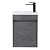 картинка Тумба под раковину подвесная BelBagno PIETRA MINI-400-1A-SO-SCM-L Stucco Cemento от магазина Сантехстрой