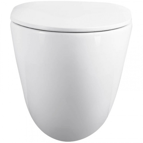 картинка Унитаз Black&White Universe W-751 751w00 подвесной с сиденьем Микролифт от магазина Сантехстрой