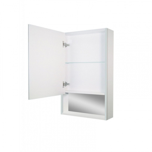 картинка Зеркало-шкаф Art&Max Foggia 50 AM-Fog-500-800-1D-L-DS-F-White левый белый от магазина Сантехстрой