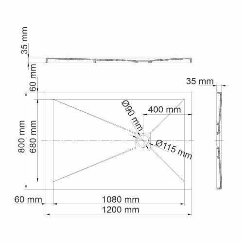 картинка Aller 10T06 Душевой поддон от магазина Сантехстрой