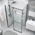 картинка Душ.ограждение 120.K33.03.1290.21.00 Pragma (120*90*195) черный матовый, стекло прозрачное, 2 места от магазина Сантехстрой