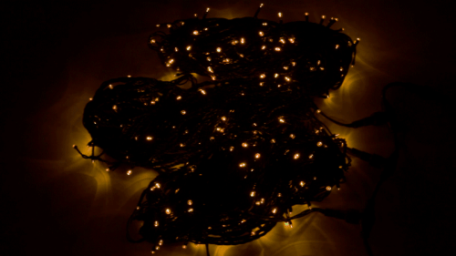 картинка Гирлянда LED ClipLight 24V,  3 нити по 20 м,  свечение с динамикой,  цвет диодов Желтый от магазина Сантехстрой