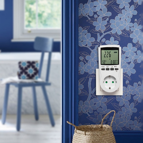 картинка Ваттметр с подсветкой RX-11 вертикальный 2х тарифный 16А REXANT от магазина Сантехстрой