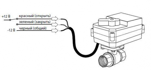 картинка Кран с электроприводом Neptun Bugatti Pro 12В 1/2" от магазина Сантехстрой