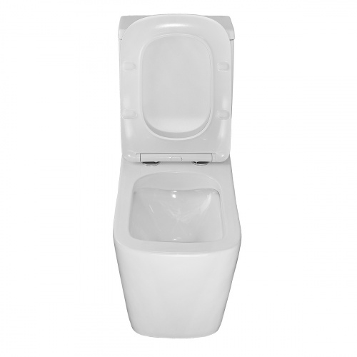 картинка Унитаз-компакт Azario Ferra 365х650х785 напольный, безободковый, с быстросъемным сиденьем микролифт (AZ-1015) от магазина Сантехстрой