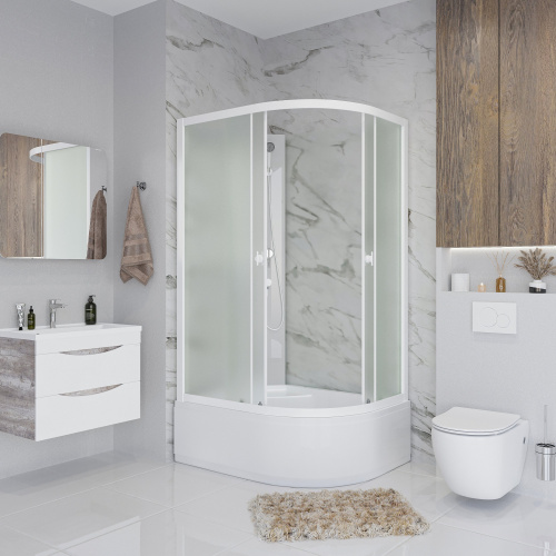 картинка Душевая кабина Niagara p110/80/40l/mt/bk от магазина Сантехстрой