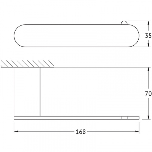 картинка Держатель туалетной бумаги Artwelle Schwarz 7716 Черный матовый от магазина Сантехстрой