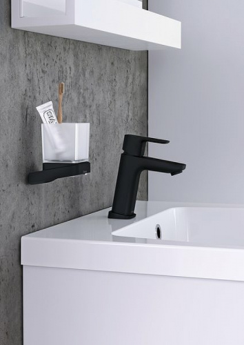 картинка Стакан для зубных щеток Ravak 10° X07P557 Черный матовый от магазина Сантехстрой