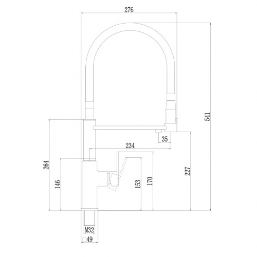 картинка Смеситель для кухонной мойки под фильтр питьевой воды Savol (S-L1808Q-12) от магазина Сантехстрой