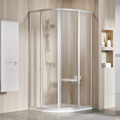 картинка Душевой уголок Ravak Supernova SKCP4-90 90x90 3117OU02ZG профиль Сатин стекло Grape от магазина Сантехстрой