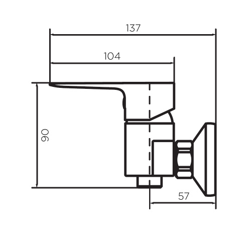 фото d4010200 prime new смеситель для душа