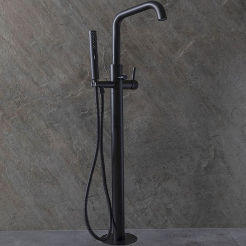 фото смеситель для ванны allen brau 5.31008-31 черный