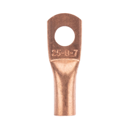 картинка Наконечник медный ТМ 25-8-7 (25мм² - Ø8мм) (в упак.  5 шт. ) REXANT от магазина Сантехстрой