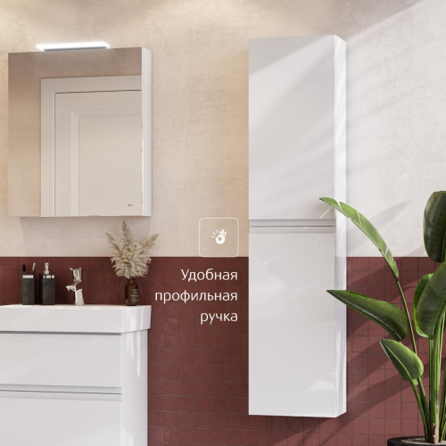 картинка Пенал подвесной Roca Oleta белый глянец (A857650806) от магазина Сантехстрой