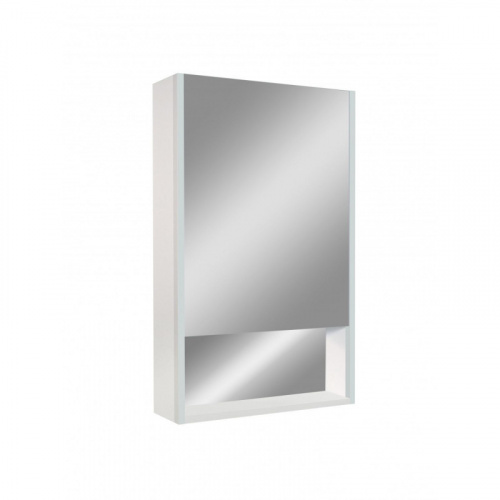 картинка Зеркало-шкаф Art&Max Foggia 50 AM-Fog-500-800-1D-R-DS-F-White правый белый от магазина Сантехстрой