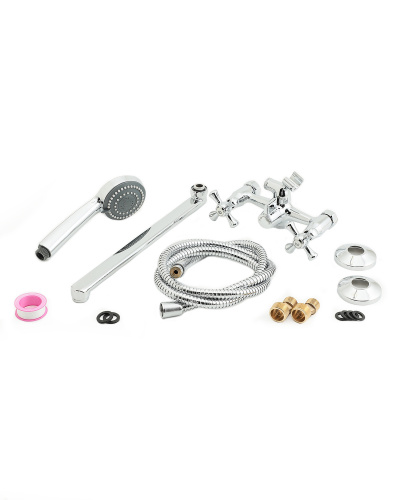 картинка Смеситель для ванны/душа Orange Classic M71-211cr с душевым набором от магазина Сантехстрой