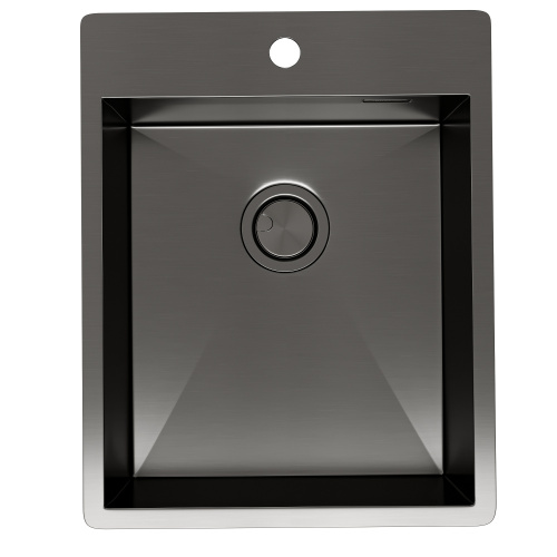 картинка Кухонная мойка Reflexion Iseo RX2240BL оружейная сталь от магазина Сантехстрой
