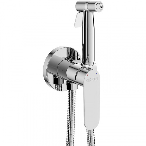 картинка Гигиенический душ со смесителем Cezares Stylus STYLUS-DIF-01 Хром от магазина Сантехстрой